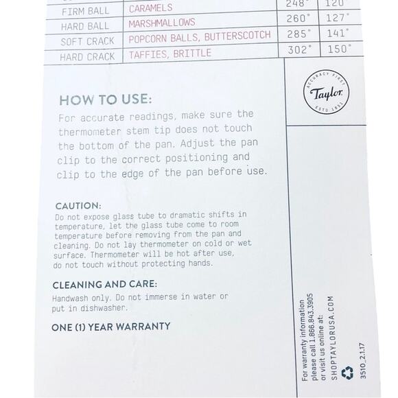 Taylor Candy/Deep Fry Thermometer - Picture 4 of 4
